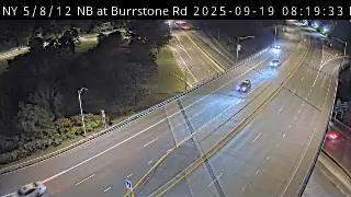 Routes 5, 8, 12/Burrstone Road Interchange- Utica - Northbound Traffic Camera