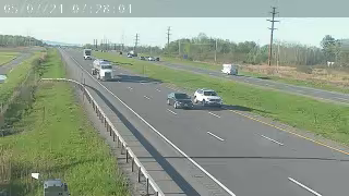 I-81 south of Exit 31 (Brewerton) - Northbound Traffic Camera