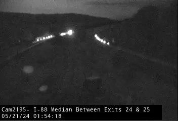 I-88 Median - Between Exits 24 & 25 at Birchwood Dr Princetown - Eastbound Traffic Camera