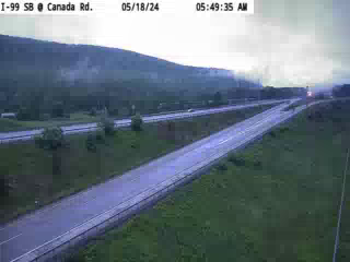 Traffic Cam Canada Rd at I-99 Southbound - Southbound Player