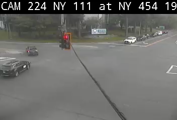 NY 454 at NY 111; Northwest - Eastbound Traffic Camera