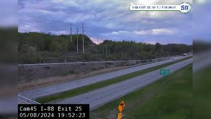 Princetown › East: I-88 EB Exit 25 - TWY Exit 25A Traffic Camera