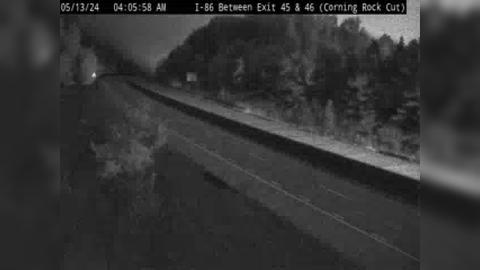 Corning › West: I-86 at - Rock Cut (between Exit 45-46 Westbound) Traffic Camera