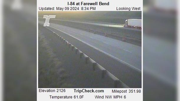Huntington: I-84 at Farewell Bend Traffic Camera