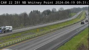 Traffic Cam Hydeville › South: I-81 at Count Station (Whitney Point) Player