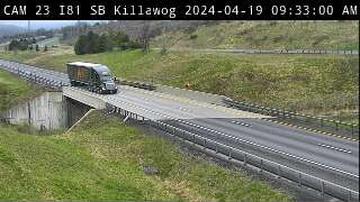 Traffic Cam Lisle › South: I-81 at RWIS (Killawog) Player