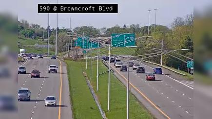 Traffic Cam Rochester: I-590 at Browncroft Blvd Player