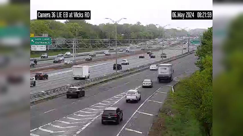 Brightwaters › East: I-495 at Wicks Road Eastbound CD Rd Traffic Camera