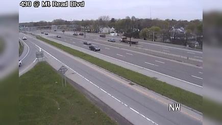 Traffic Cam Rochester › East: I-490 at Mt. Read Blvd Player