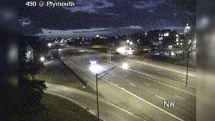 Rochester › East: I-490 at Plymouth Avenue Traffic Camera