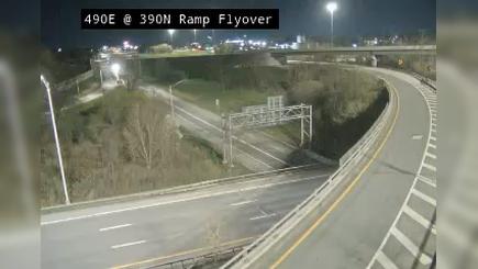 Traffic Cam North Gates › East: I-490 East Ramp to NY-390 North Player