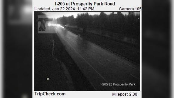 Stafford: I-205 at Prosperity Park Road Traffic Camera