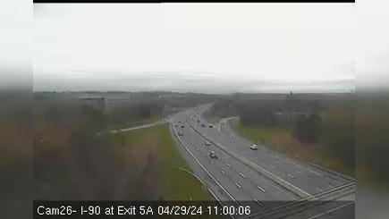 Westerlo › West: I-90 at Exit 5A (Corporate Woods Boulevard) Traffic Camera