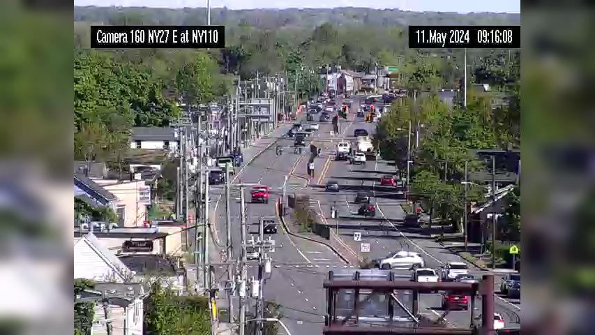 Amityville › South: NY 110 at NY Traffic Camera