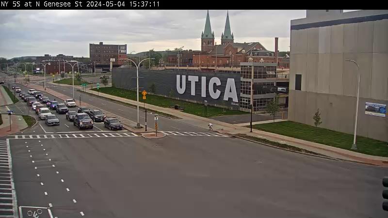 City of Utica › East: NY 5S at N Genesee St, Utica Traffic Camera