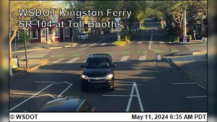 Traffic Cam Kingston › North: WSF - SR 104 at Toll Booths Player