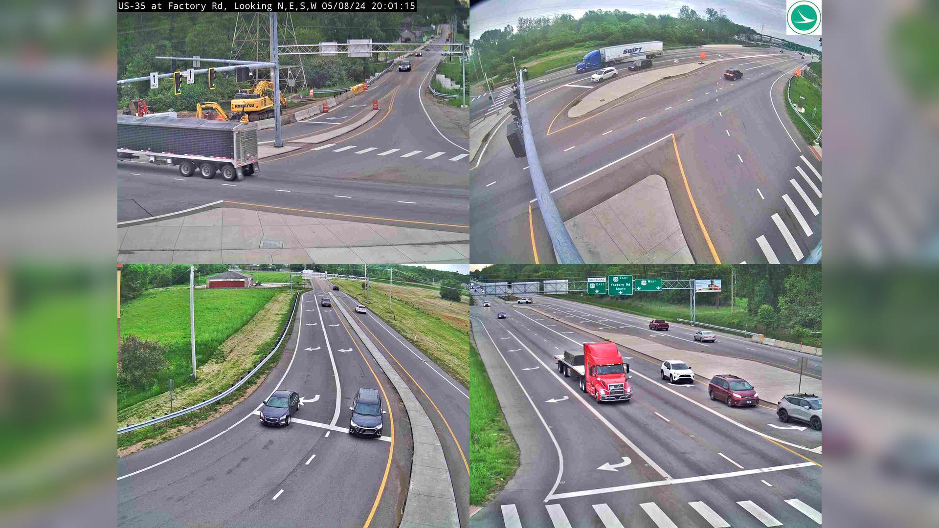 Traffic Cam Alpha: US-35 at Factory Rd Player
