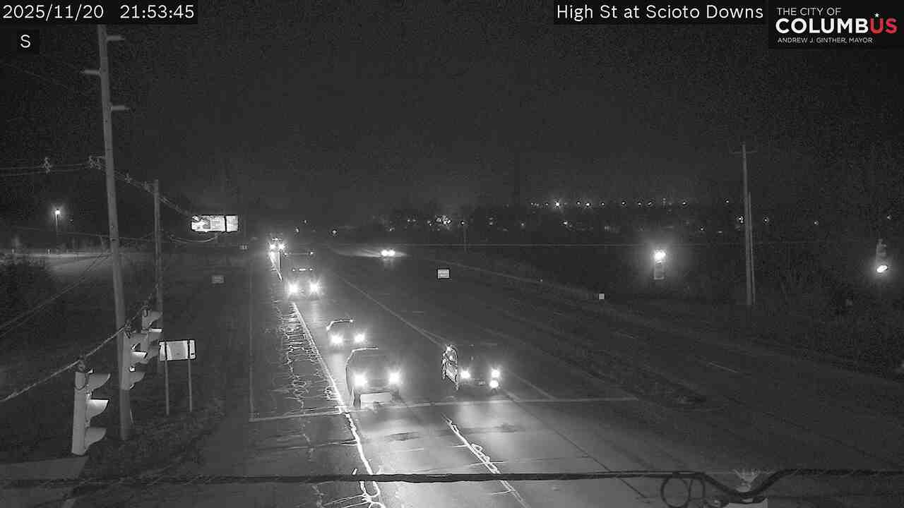 Shadeville: City of Columbus) High St at Scioto Downs Traffic Camera