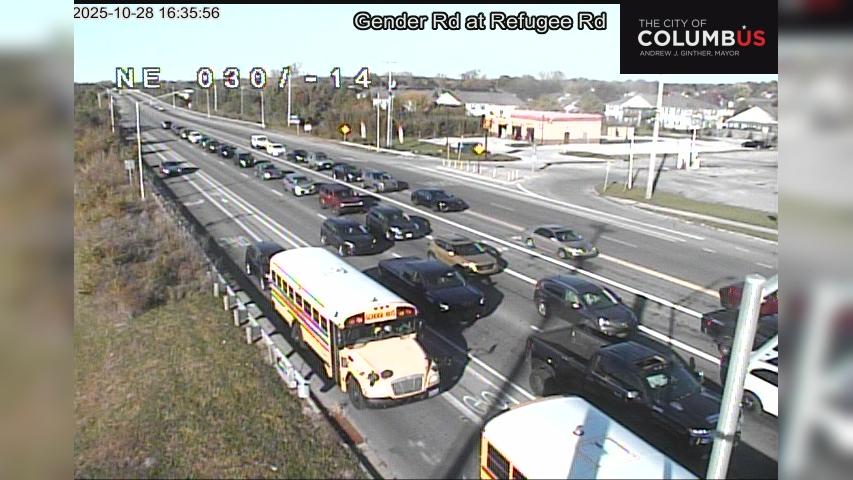 Traffic Cam Brice: Refugee Rd at Gender Rd Player