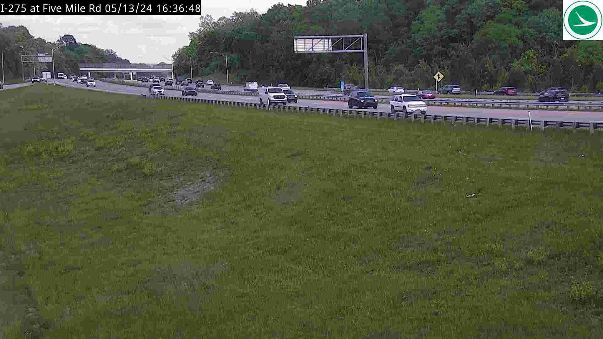 Traffic Cam I-275 at Five Mile Rd Player