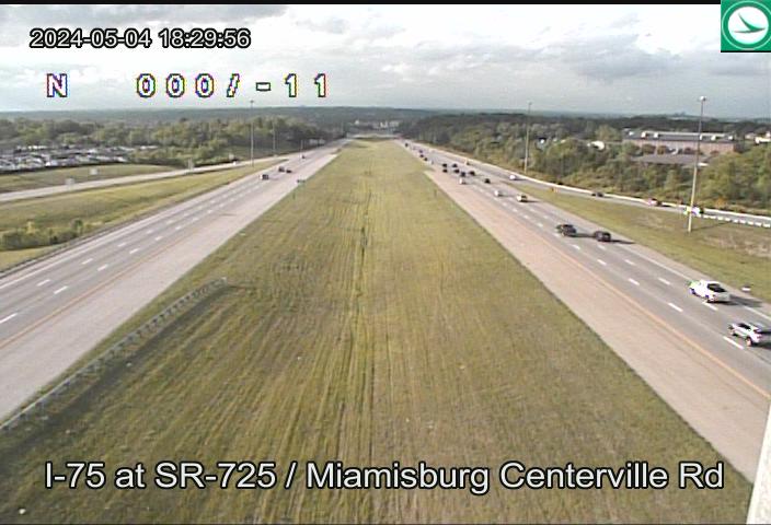 Traffic Cam I-75 at SR-725 / Miamisburg Centerville Rd Player