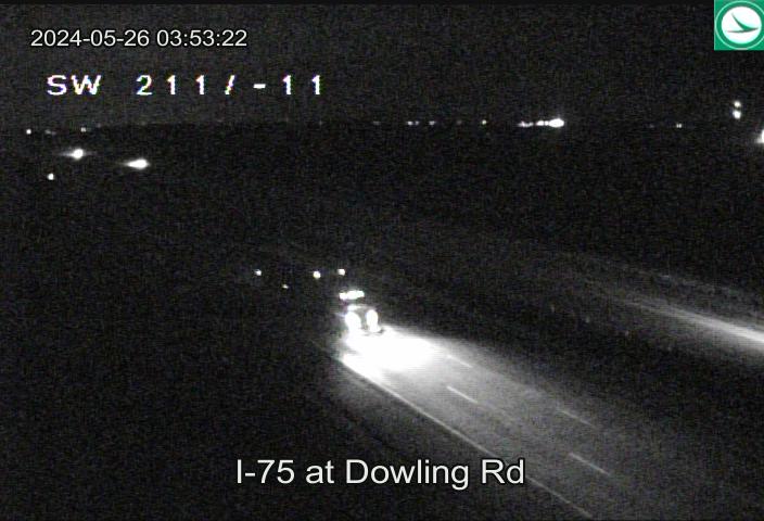 Traffic Cam I-75 at Dowling Rd Player