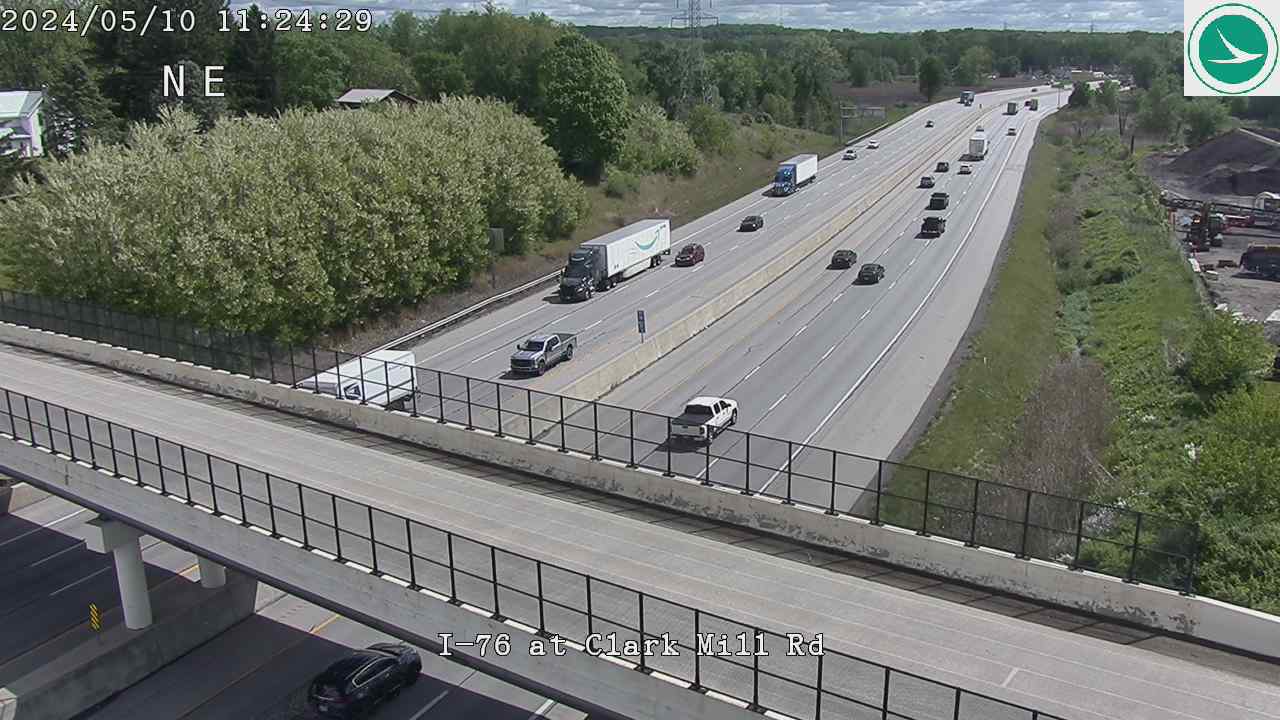 Traffic Cam I-76 at Clark Mill Rd Player