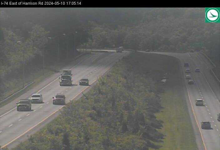 Traffic Cam I-74 East of Harrison Ave Player