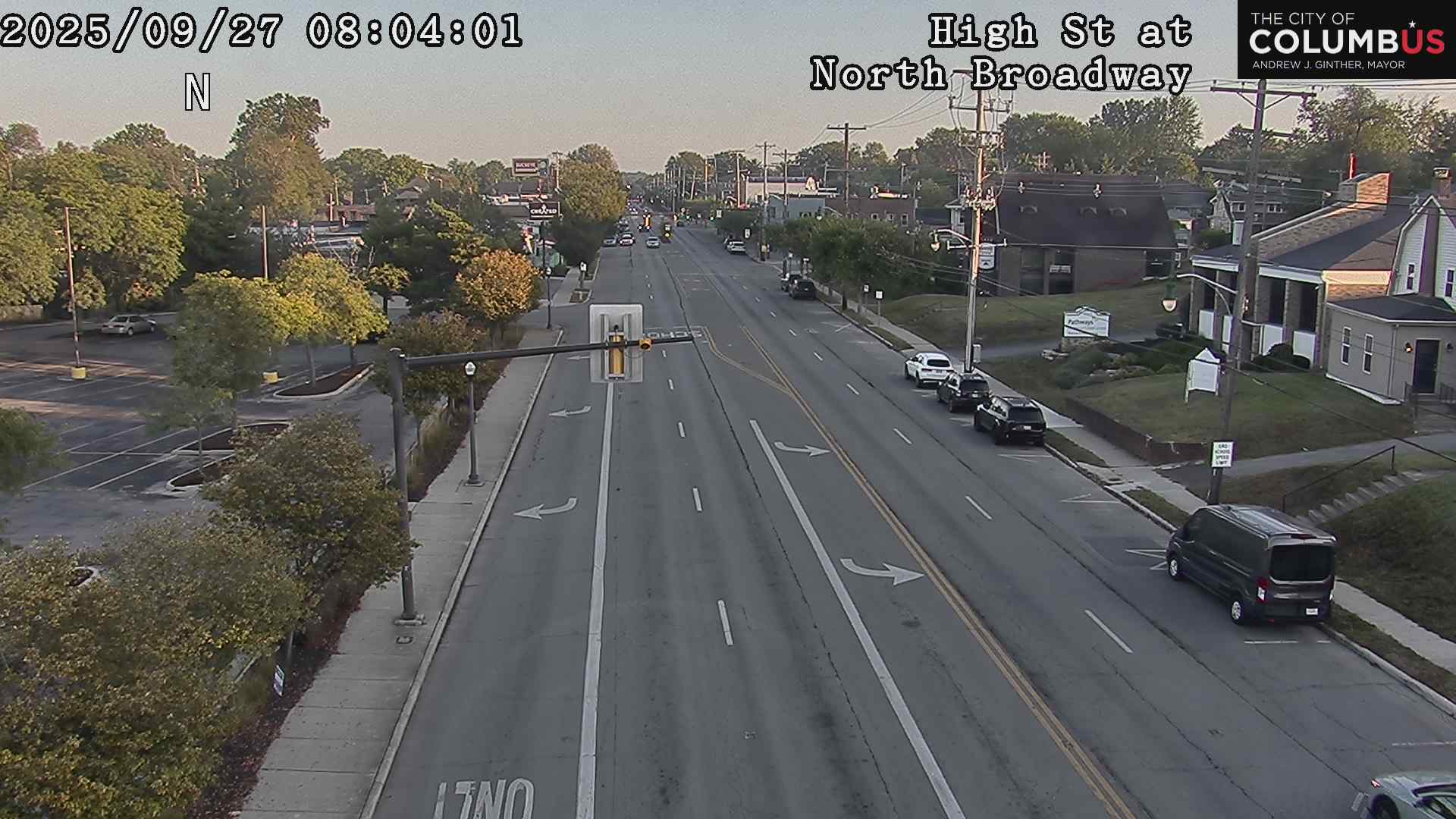 High St at North Broadway St Traffic Camera