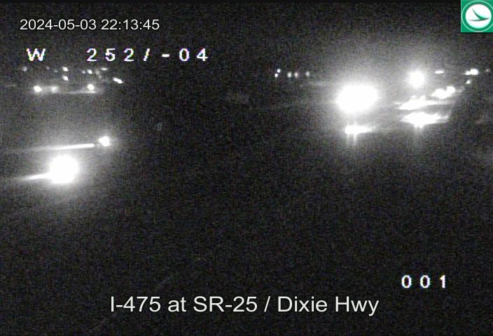 Traffic Cam I-475 at SR-25 / Dixie Hwy Player