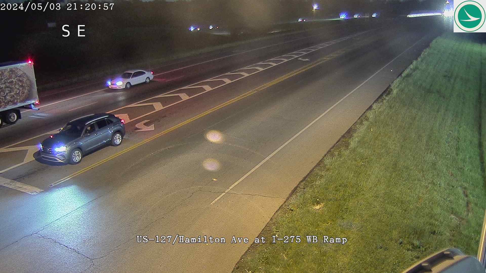Traffic Cam US-127 / Hamilton Ave at I-275 WB Ramp Player