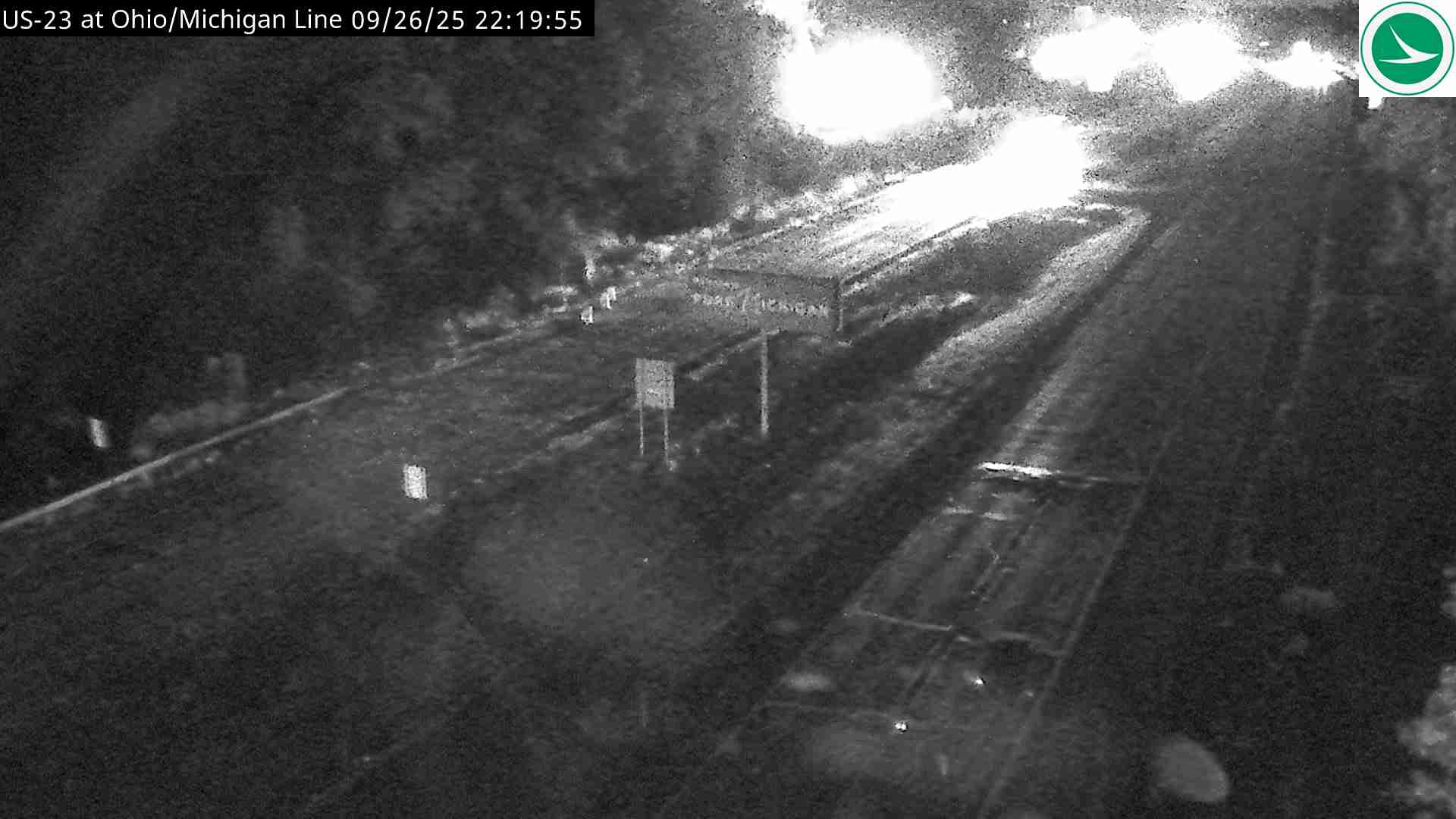 US-23 at Ohio/Michigan Line Traffic Camera