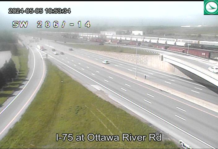 Traffic Cam I-75 at Ottawa River Rd Player