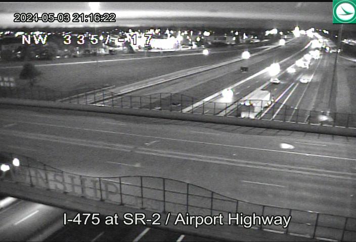 Traffic Cam I-475 at SR-2 / Airport Hwy Player