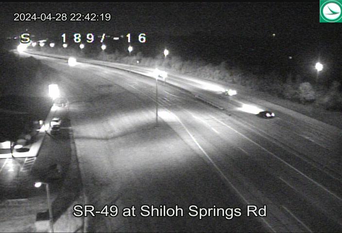 SR-49 at Shiloh Springs Rd Traffic Camera