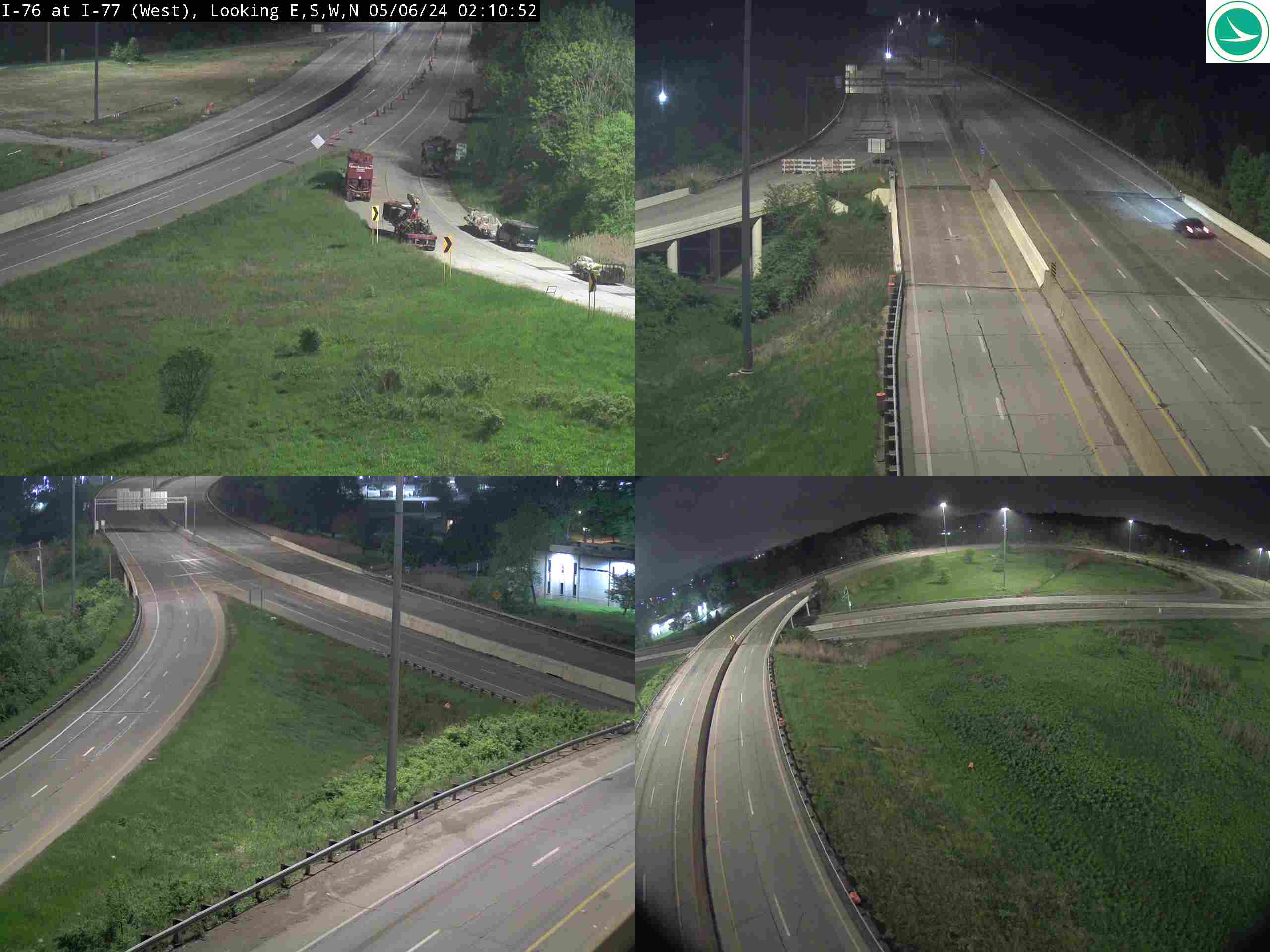 I-76 at I-77 (West) Traffic Camera