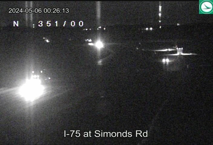 I-75 at Simonds Rd Traffic Camera