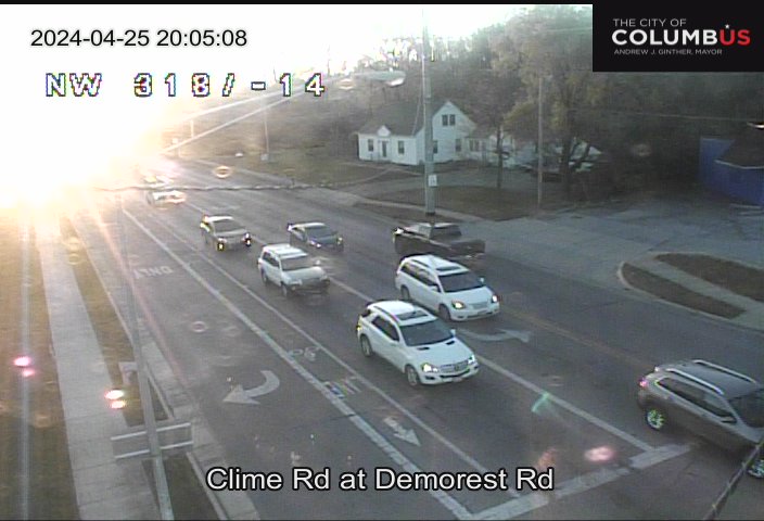 Traffic Cam Clime Rd at Demorest Rd Player