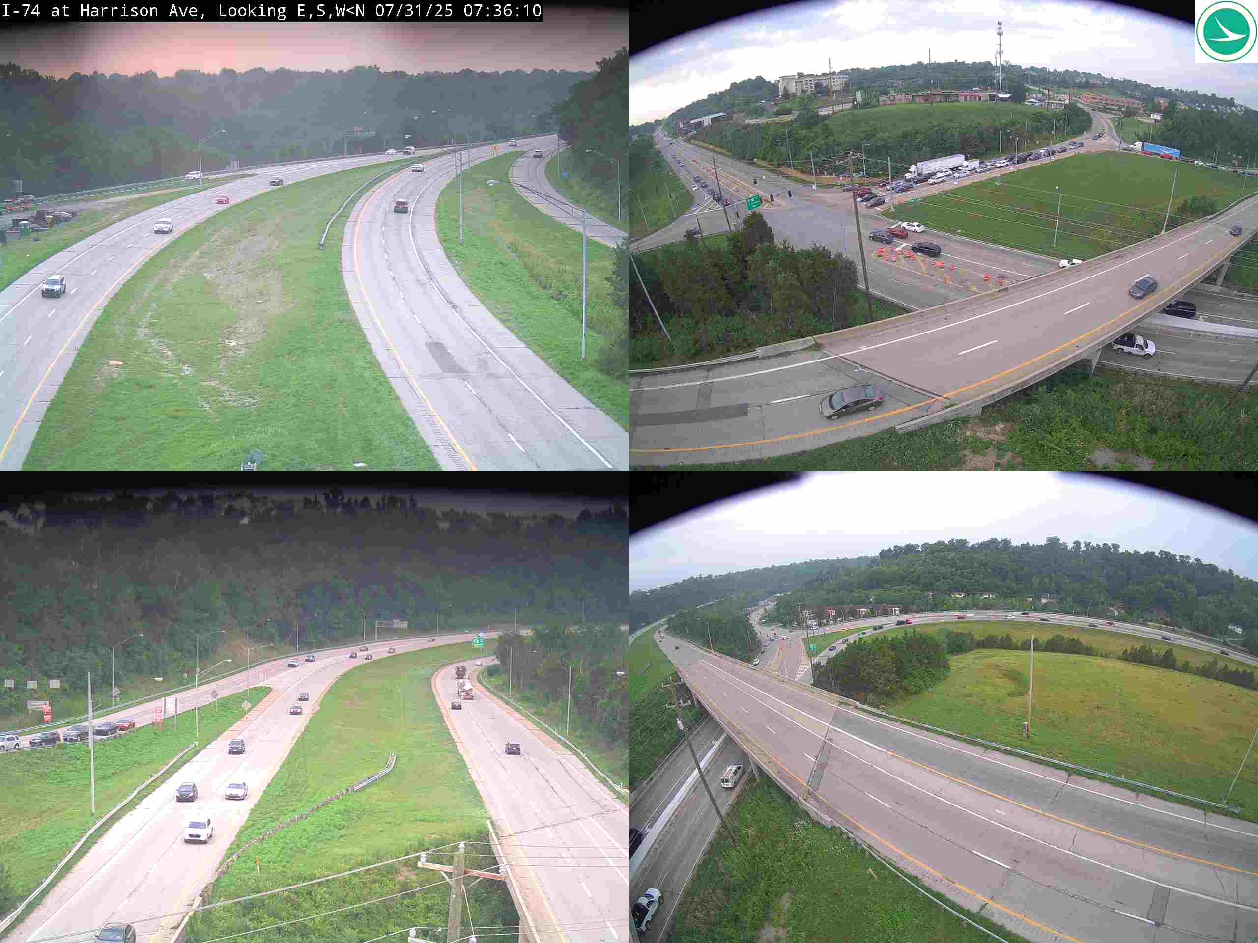 Traffic Cam I-74 at Harrison Ave Player