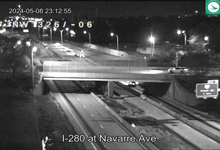 I-280 at Navarre Ave Traffic Camera