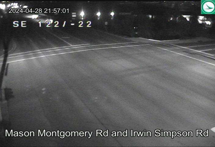 Mason Montgomery Rd & Irwin Simpson Rd Traffic Camera