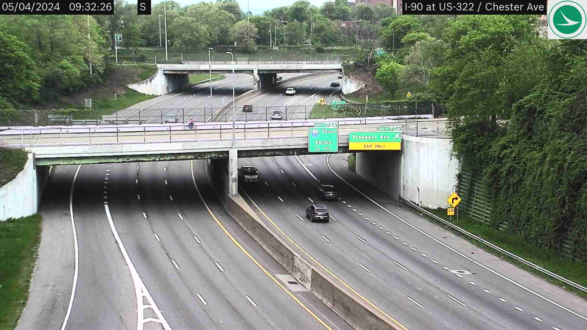Traffic Cam I-90 at US-322 / Chester Ave Player