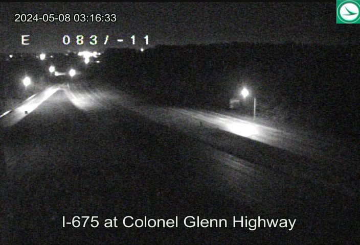 Traffic Cam I-675 at Colonel Glenn Highway Player