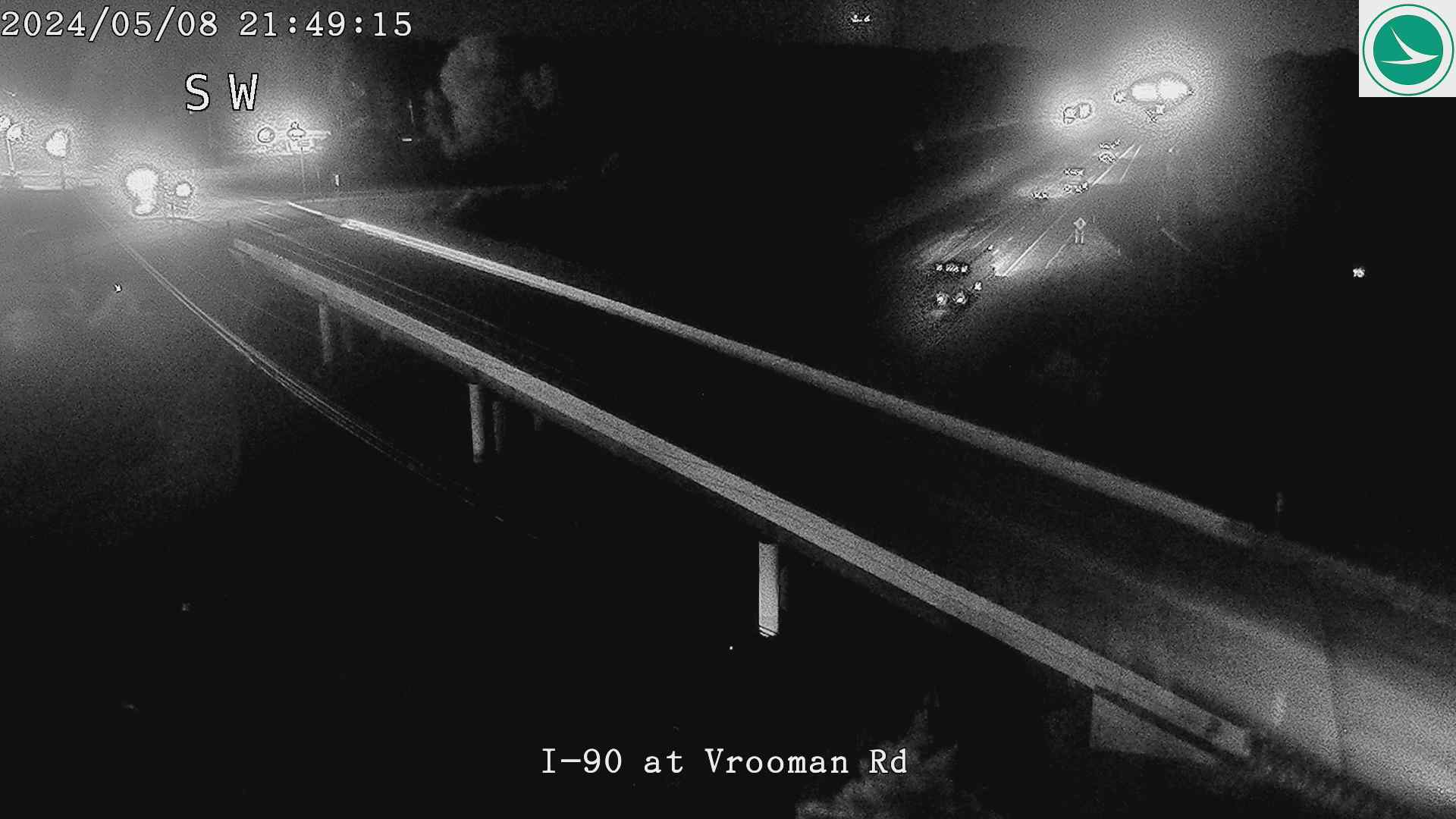 Traffic Cam I-90 at Vrooman Rd Player