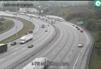 Traffic Cam I-75 at Clifton Ave Player
