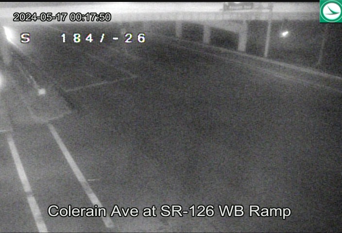 Traffic Cam Colerain Ave at SR-126 WB Ramp Player