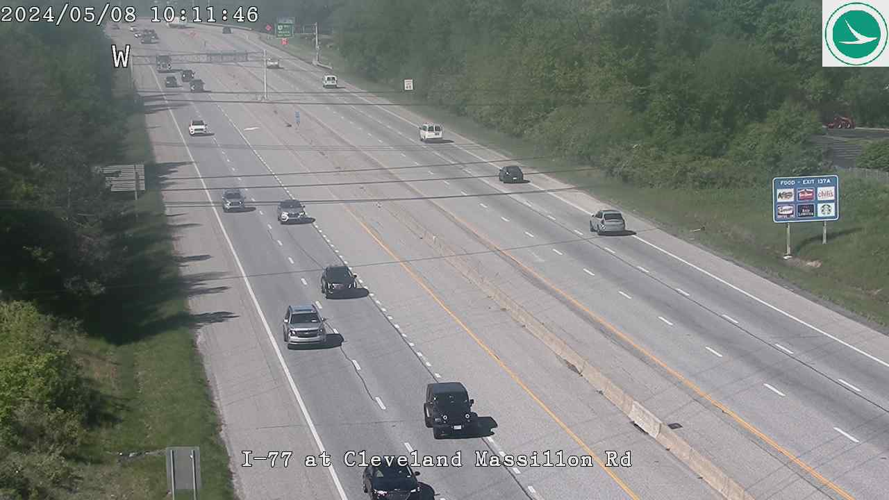 Traffic Cam I-77 at N Cleveland Massillon Rd Player