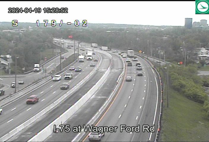 Traffic Cam I-75 at Wagner Ford Rd Player