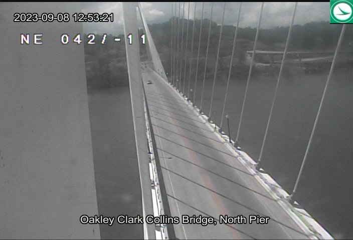 Oakley Clark Collins Bridge, North Pier Traffic Camera