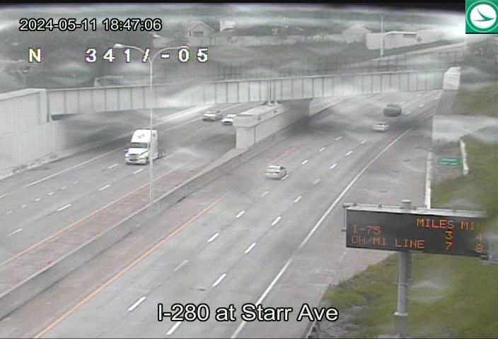 Traffic Cam I-280 at Starr Ave Player